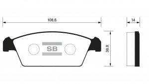 Колодки тормозные дисковые SP1050 SANGSIN