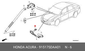 Деталь 91517SDAA01 HONDA