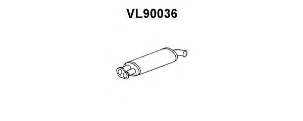 Предглушитель выхлопных газов VL90036 VENEPORTE