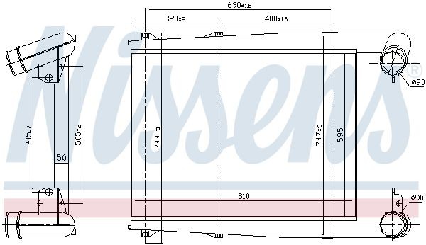 Интеркулер 97028 NISSENS