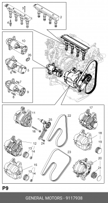 Подшипник 9117938 GENERAL MOTORS