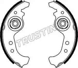 Комплект тормозных колодок 034.084 TRUSTING
