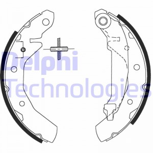 Комплект тормозных колодок LS1822 DELPHI