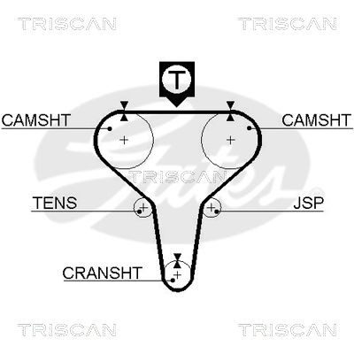Пружина ходовой части 87501508 TRISCAN