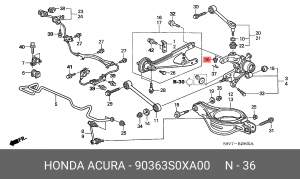 Деталь 90363S0XA00 HONDA