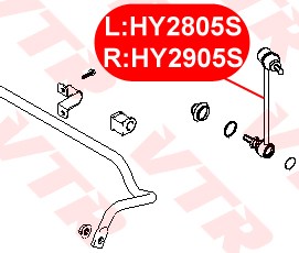 Стойка стабилизатора HY2905S VTR