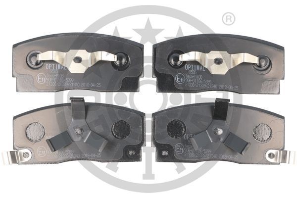 Комплект тормозных колодок, диско 9505 OPTIMAL