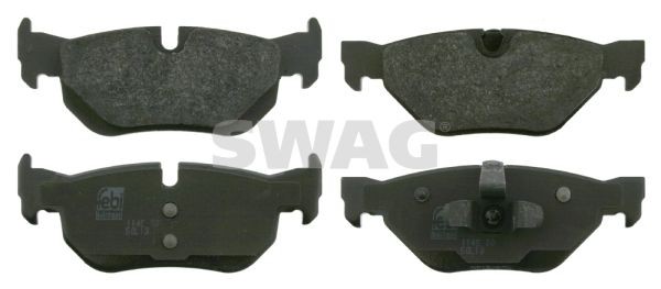 Комплект тормозных колодок, диско 20 91 6533 SWAG