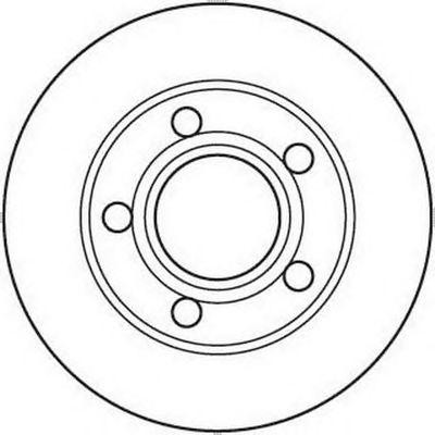 Тормозной диск 562089B BENDIX JURID