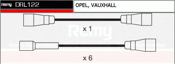 Ккомплект проводов зажигания DRL122 DELCO REMY