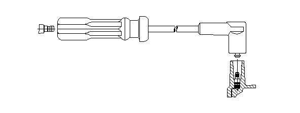 Провод зажигания 67232 BREMI