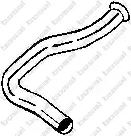 Выпускной трубопровод 716-627 BOSAL