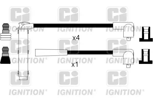 Ккомплект проводов зажигания XC1053 QUINTON HAZELL
