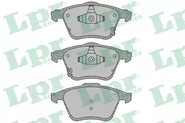 Колодки тормозные дисковые 05P1350 LPR