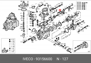 Пружина 93156600 IVECO