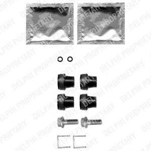 Комплектующие, колодки дискового тормоза LX0357 DELPHI