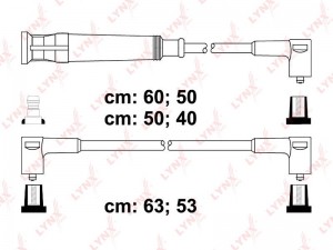 Провода высоковольтные системы зажигания (комплект) SPC7806 LYNXAUTO