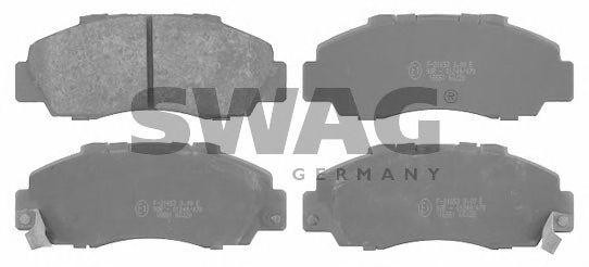 Комплект тормозных колодок, диско 85 91 6551 SWAG