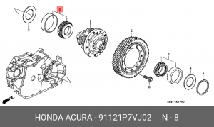 Деталь 91121P7VJ02 HONDA