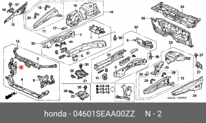 Деталь 04601SEAA00ZZ HONDA