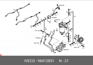 Топливный фильтр 98412851 IVECO