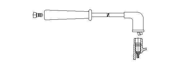 Провод зажигания 49569 BREMI