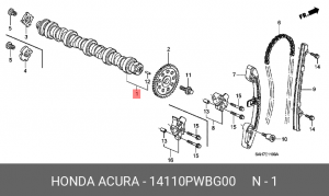Распредвал 14110PWBG00 HONDA