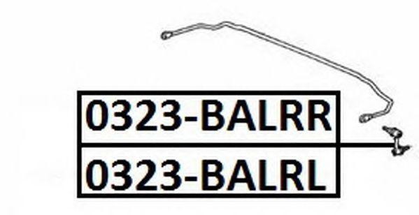 Стойка стабилизатора 0323-BALRR ASVA