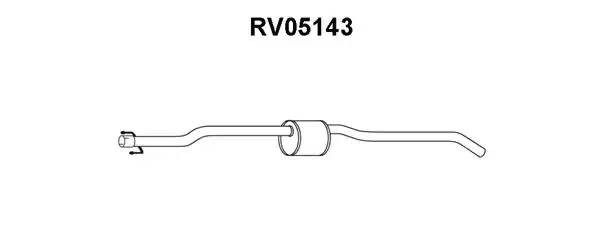Предглушитель выхлопных газов RV05143 VENEPORTE