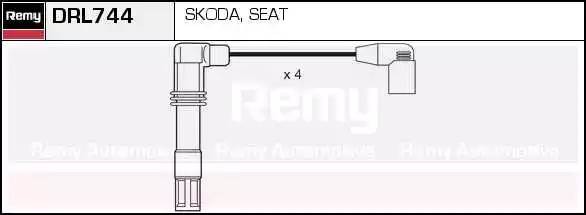 Ккомплект проводов зажигания DRL744 DELCO REMY