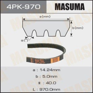Ремень приводной 4PK-970 MASUMA
