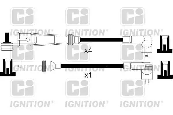 Ккомплект проводов зажигания XC979 QUINTON HAZELL