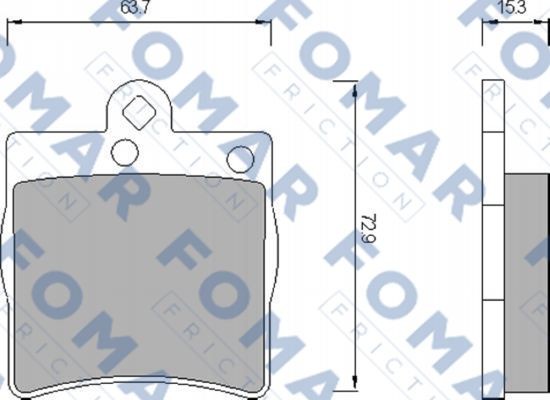 Колодки тормозные дисковые 51653581 ROULUNDS BRAKING