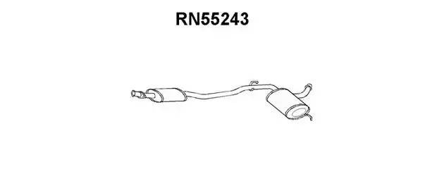Предглушитель выхлопных газов RN55243 VENEPORTE