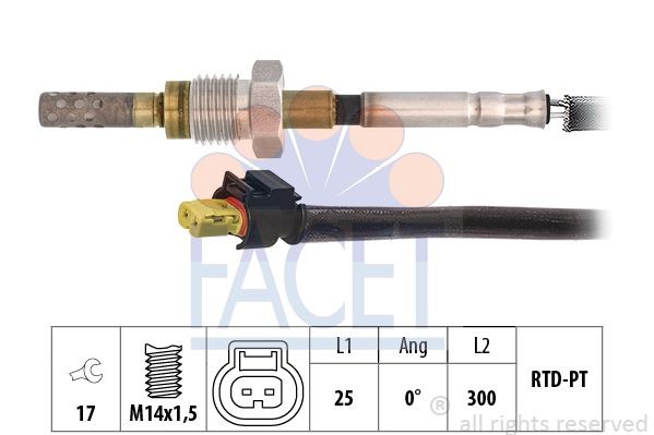 Ккомплект проводов зажигания 48366 FACET