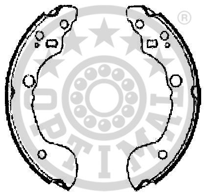 Комплект тормозных колодок BB-7286 OPTIMAL