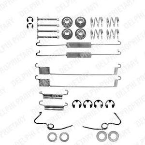Комплектующие, тормозная колодка LY1052 DELPHI