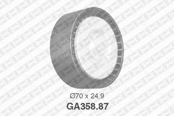 Паразитный / ведущий ролик, поликлиновой ремень GA358.87 NTN SNR