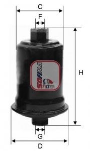 Фильтр топливный S 1556 B SOFIMA
