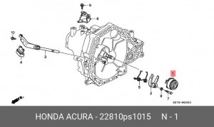 Выжимной подшипник 22810PS1015 HONDA
