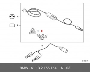 Деталь 61 13 2 155 164 BMW