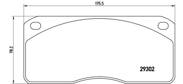 Комплект тормозных колодок, диско P A6 011 BREMBO