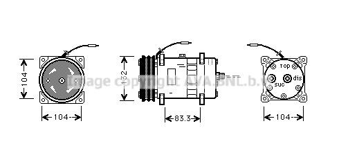 Конденсатор, кондиционер KA5105 AVA