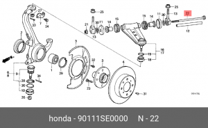 Деталь 90111SE0000 HONDA