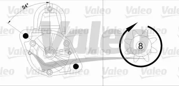 Стартер 455697 VALEO PHC