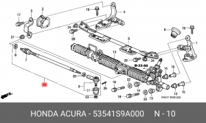 Тяга рулевая 53541S9A000 HONDA