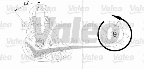 Стартер 436019 VALEO PHC