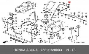 Деталь 76820SE0003 HONDA