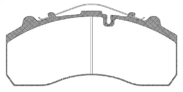 Комплект тормозных колодок, диско JSX 2637.00 ROADHOUSE