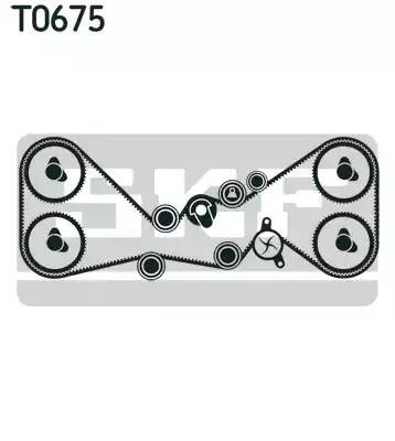 Комплект ремня ГРМ VKMA98115 SKF
